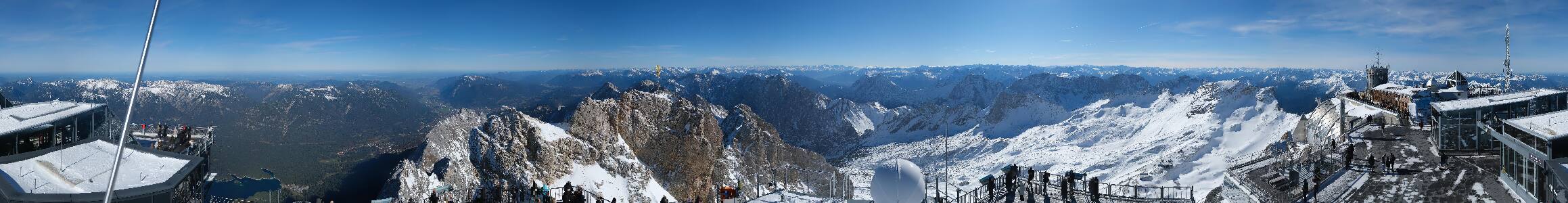 Zugspitz Gipfel - Panorama - Zugspitze Zugspitz Gipfel - Panorama - Zugspitze