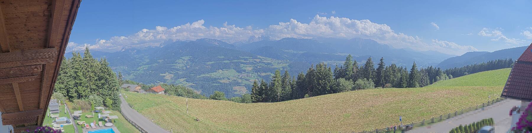 View of the Dolomites from Villanders