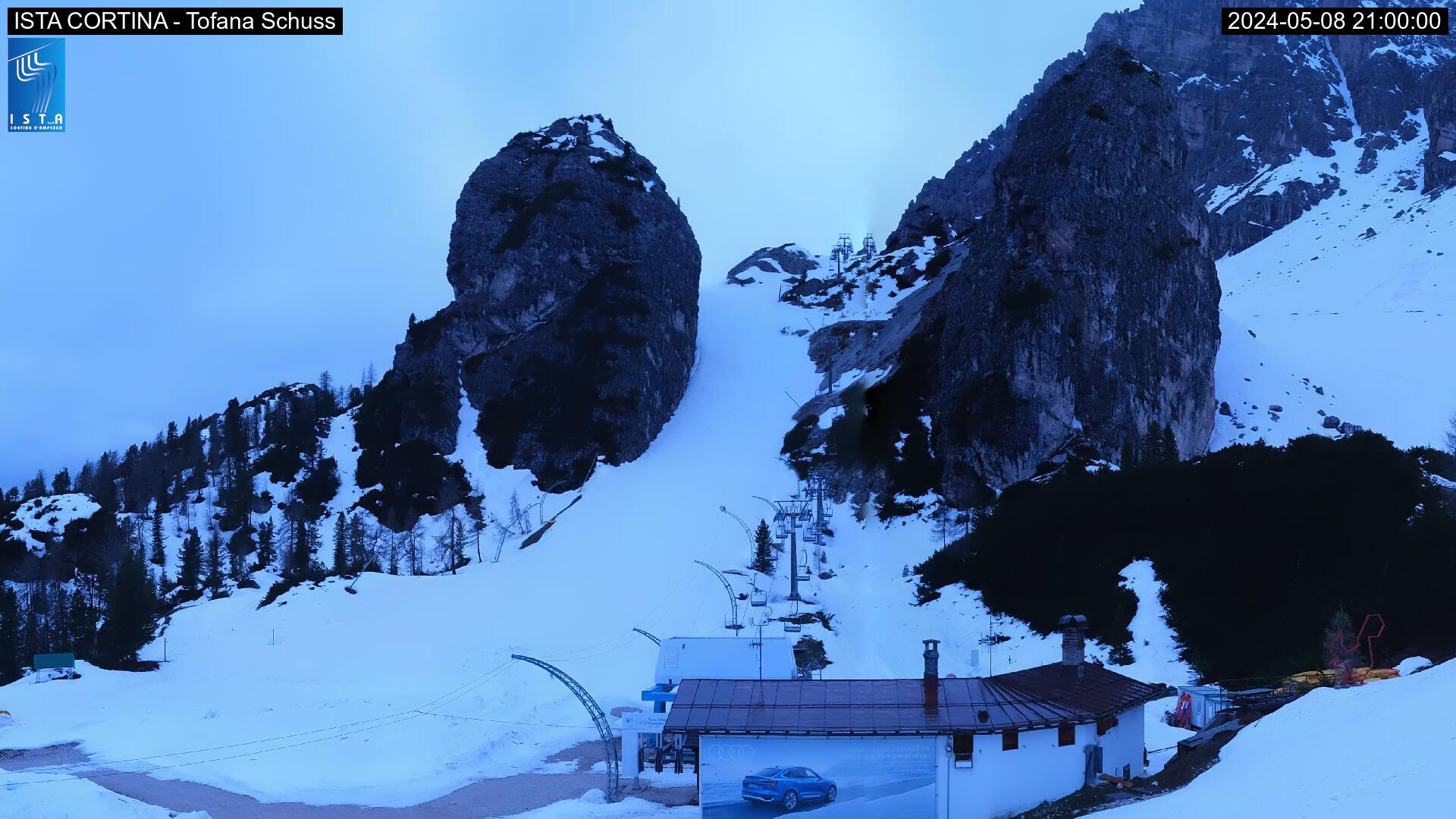 Cortina d'Ampezzo Tofana Schuss webcam  