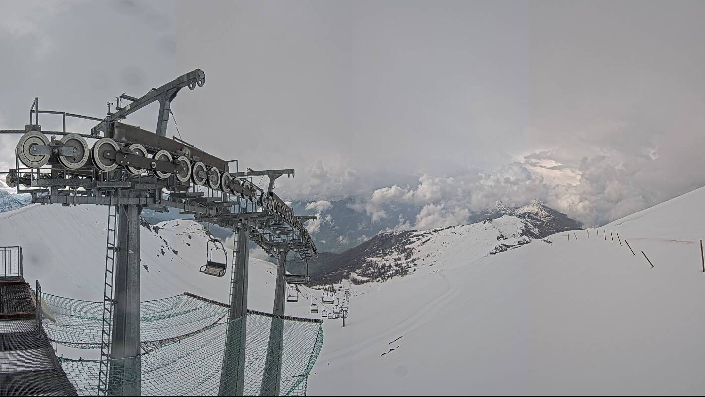 Cesana - Sestriere webcam - Monte Faiteve ski station 
