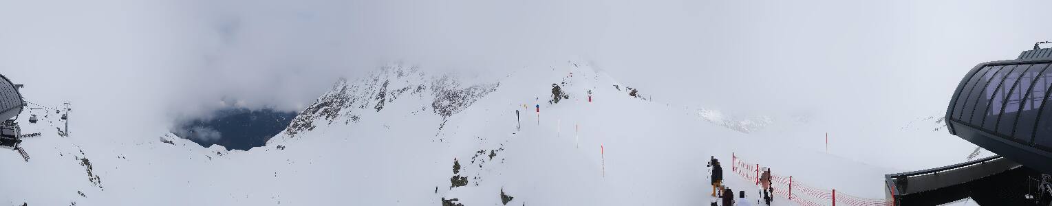 Silvretta Montafon Panorama Bahn am Hochjoch
