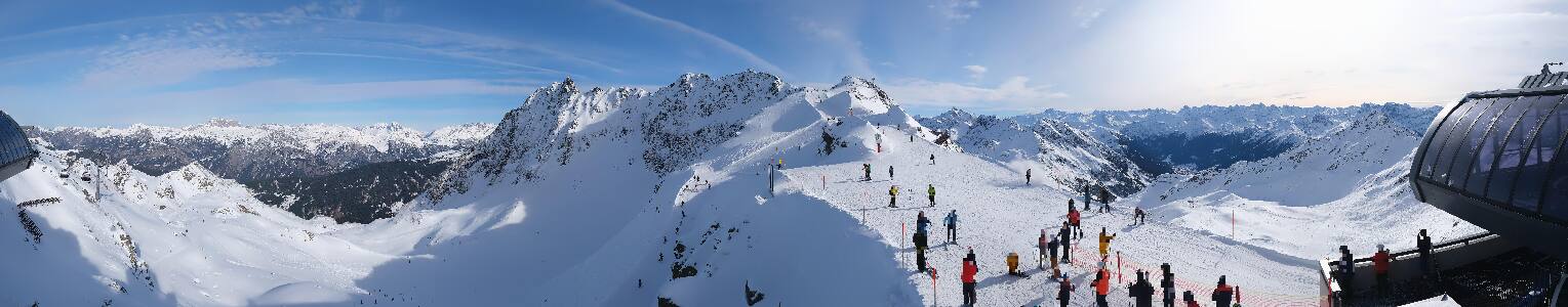Silvretta Montafon | Panorama Bahn am Hochjoch