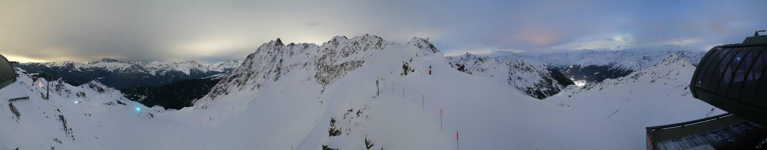 Silvretta Montafon Panorama Bahn am Hochjoch
