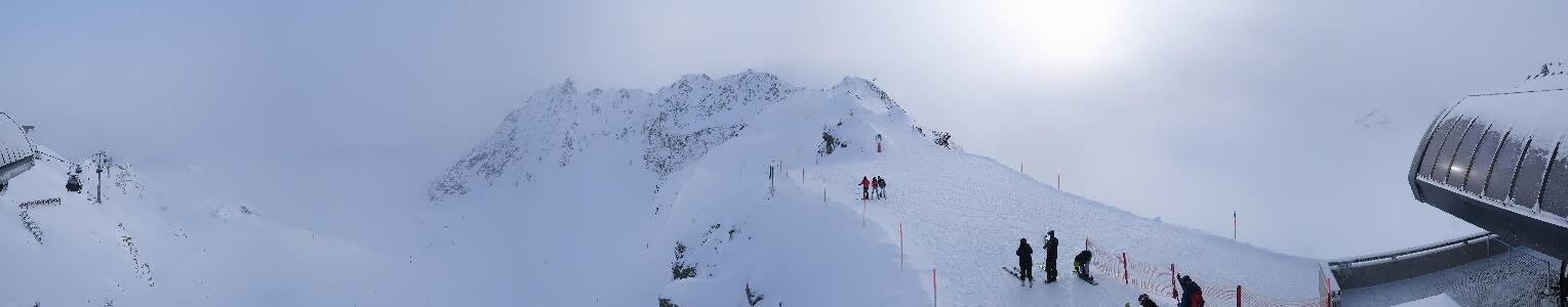 Silvretta Montafon Panorama Bahn am Hochjoch