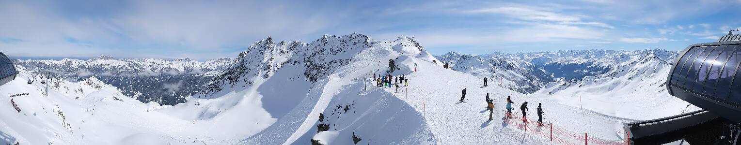 Silvretta Montafon | Panorama Bahn am Hochjoch