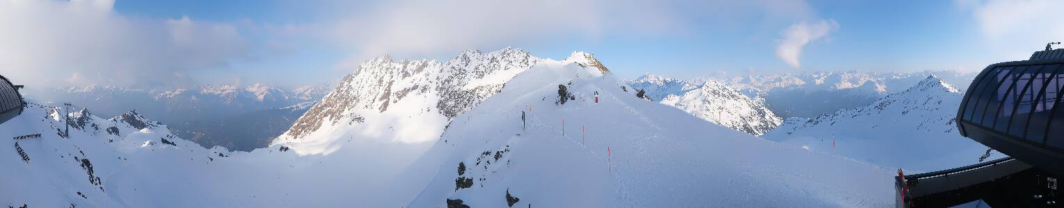 Silvretta Montafon Panorama Bahn am Hochjoch