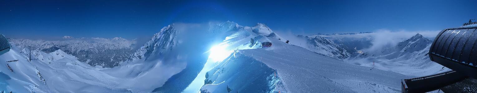 Silvretta Montafon Panorama Bahn am Hochjoch