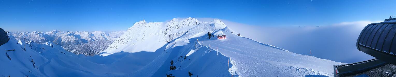 Silvretta Montafon Panorama Bahn am Hochjoch