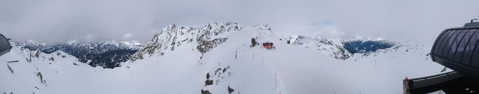 Silvretta Montafon Panorama Bahn am Hochjoch