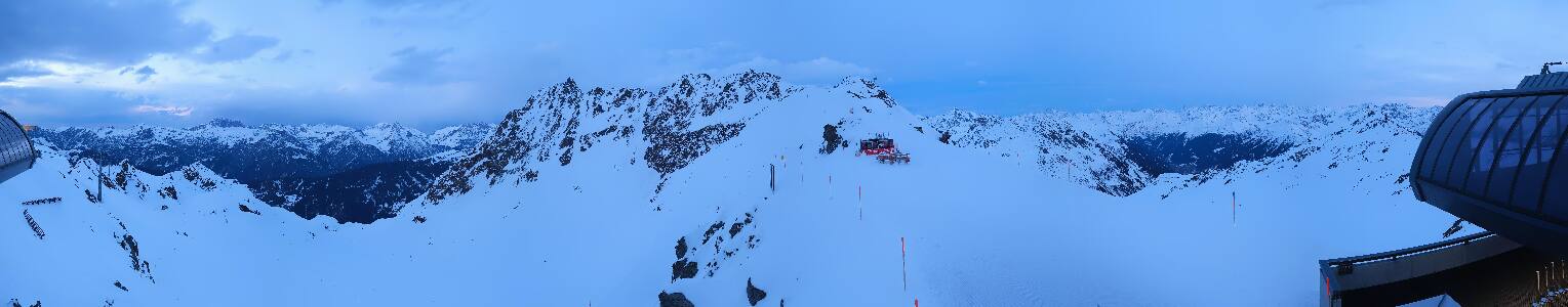 Silvretta Montafon Panorama Bahn am Hochjoch