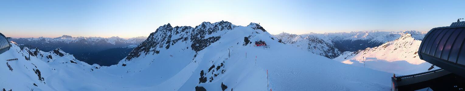 Silvretta Montafon Panorama Bahn am Hochjoch