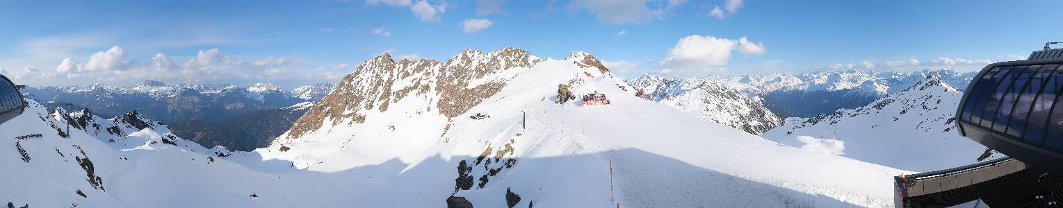Silvretta Montafon Panorama Bahn am Hochjoch