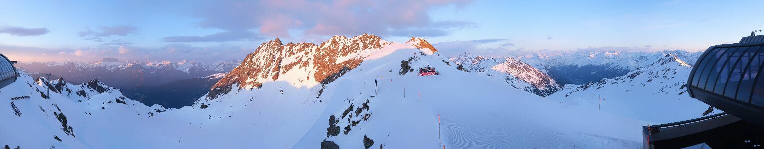 Silvretta Montafon Panorama Bahn am Hochjoch