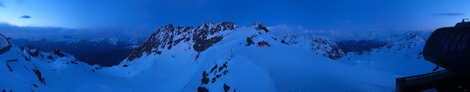 Silvretta Montafon Panorama Bahn am Hochjoch