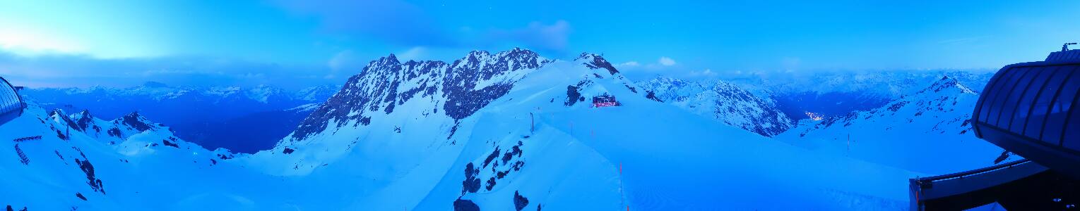 Silvretta Montafon Panorama Bahn am Hochjoch