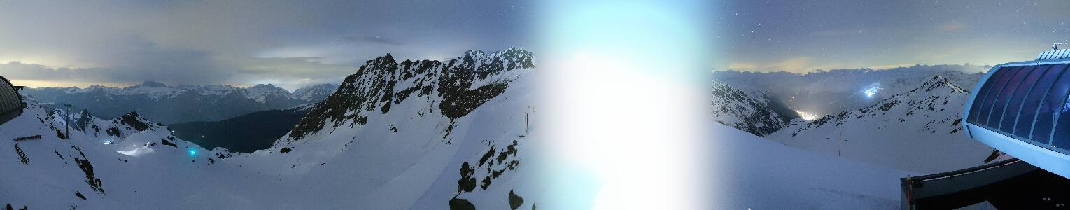 Silvretta Montafon Panorama Bahn am Hochjoch