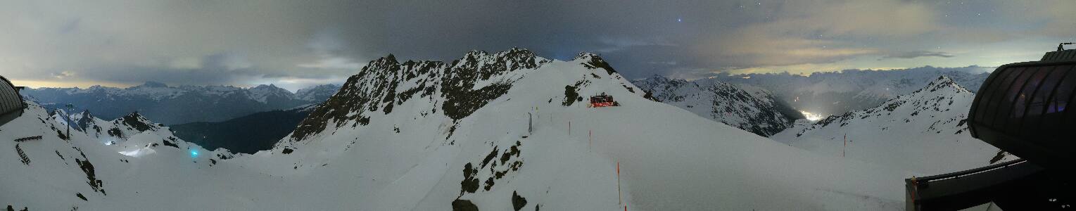 Silvretta Montafon Panorama Bahn am Hochjoch
