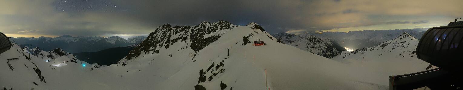 Silvretta Montafon Panorama Bahn am Hochjoch