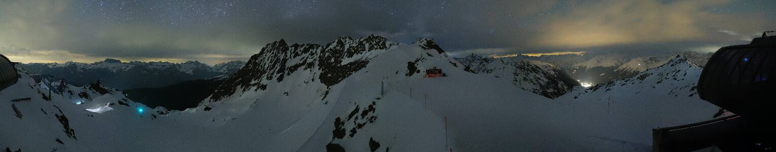 Silvretta Montafon Panorama Bahn am Hochjoch