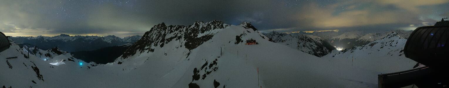 Silvretta Montafon Panorama Bahn am Hochjoch