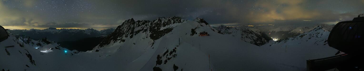 Silvretta Montafon Panorama Bahn am Hochjoch