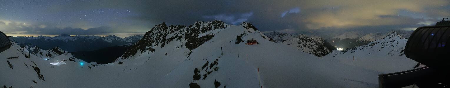 Silvretta Montafon Panorama Bahn am Hochjoch