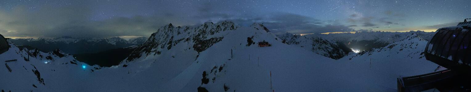 Silvretta Montafon Panorama Bahn am Hochjoch