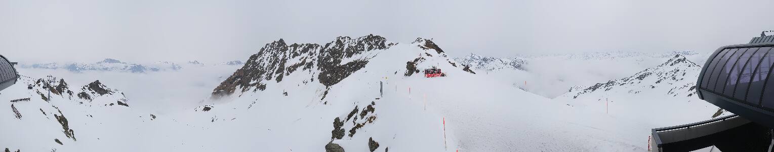 Silvretta Montafon Panorama Bahn am Hochjoch