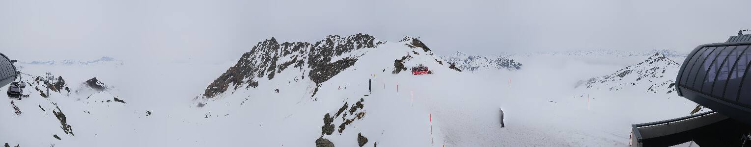 Silvretta Montafon Panorama Bahn am Hochjoch