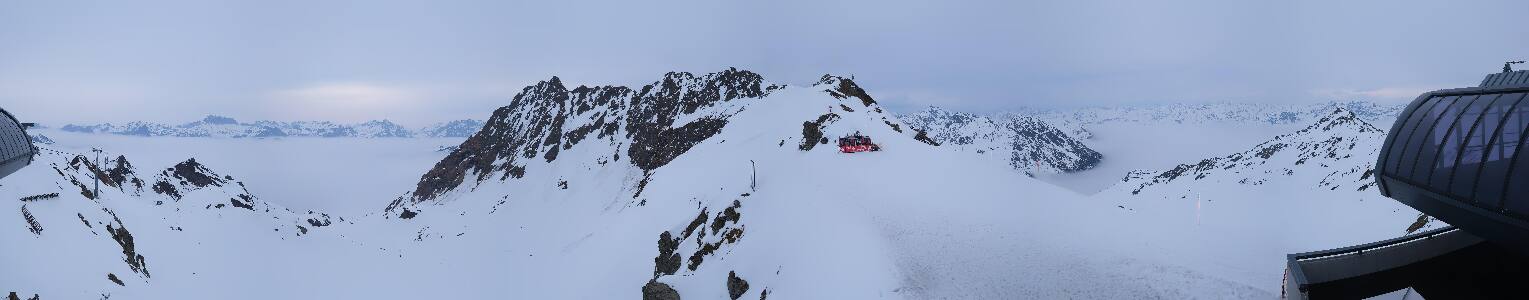 Silvretta Montafon Panorama Bahn am Hochjoch