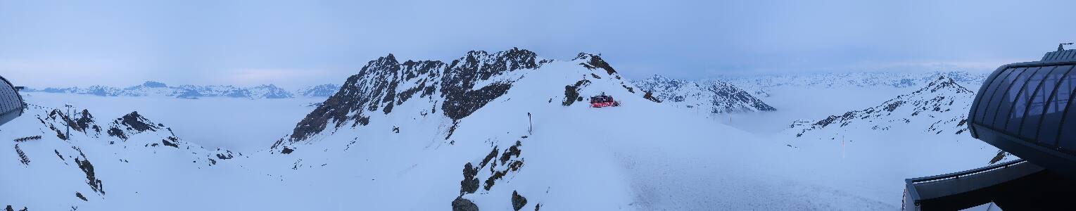 Silvretta Montafon Panorama Bahn am Hochjoch