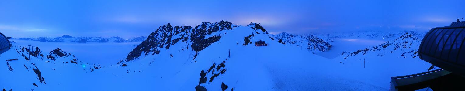 Silvretta Montafon Panorama Bahn am Hochjoch