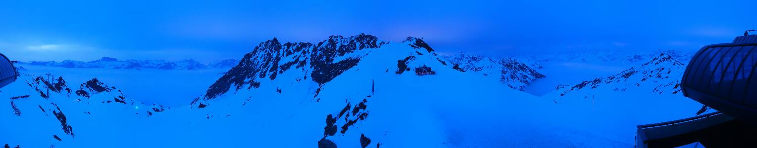 Silvretta Montafon Panorama Bahn am Hochjoch