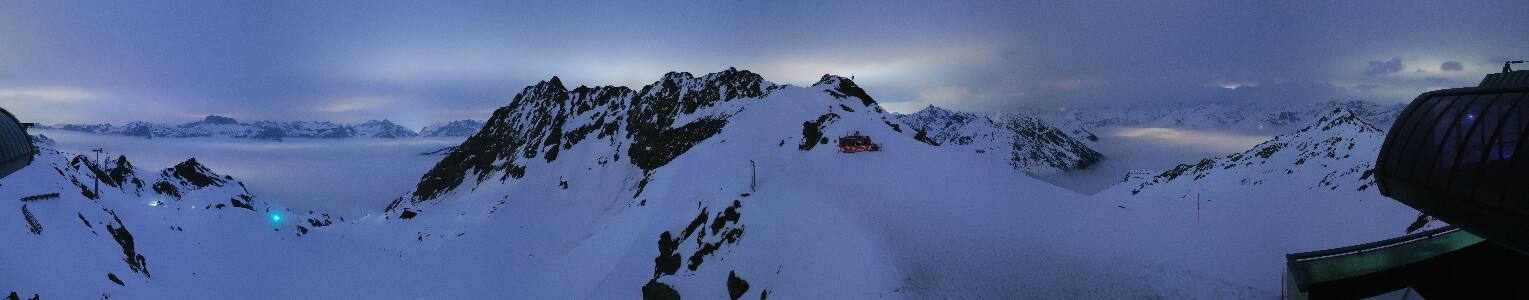 Silvretta Montafon Panorama Bahn am Hochjoch