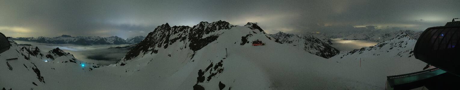 Silvretta Montafon Panorama Bahn am Hochjoch