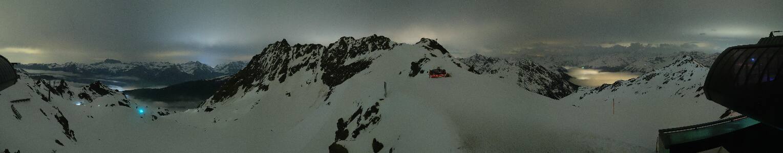 Silvretta Montafon Panorama Bahn am Hochjoch