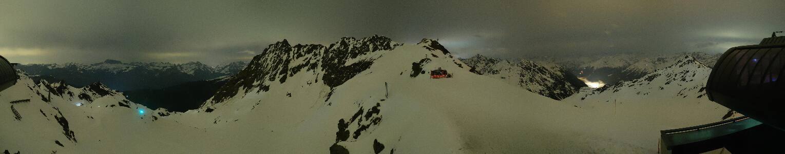 Silvretta Montafon Panorama Bahn am Hochjoch