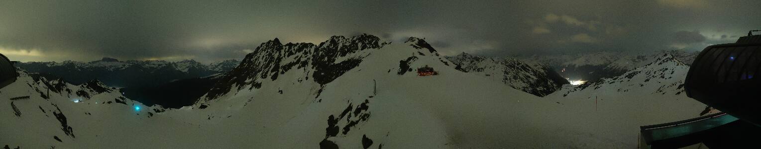 Silvretta Montafon Panorama Bahn am Hochjoch