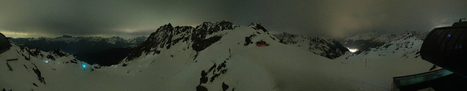 Silvretta Montafon Panorama Bahn am Hochjoch