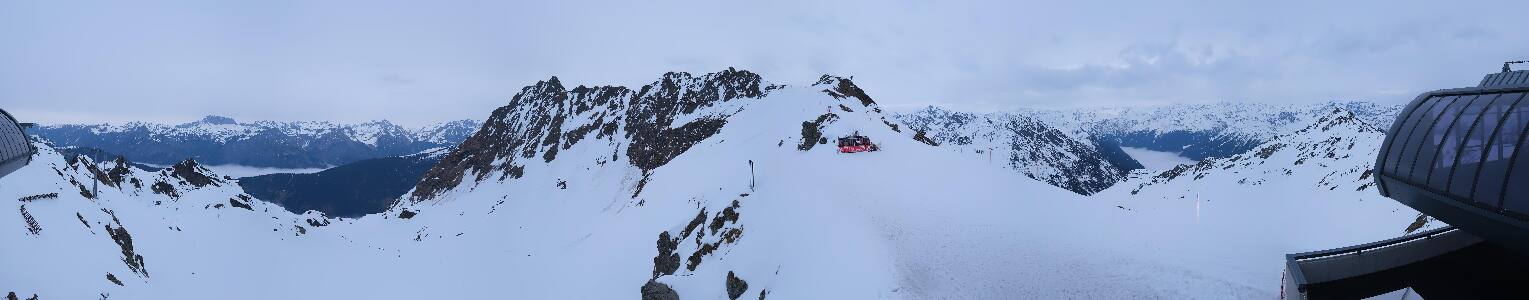 Silvretta Montafon Panorama Bahn am Hochjoch
