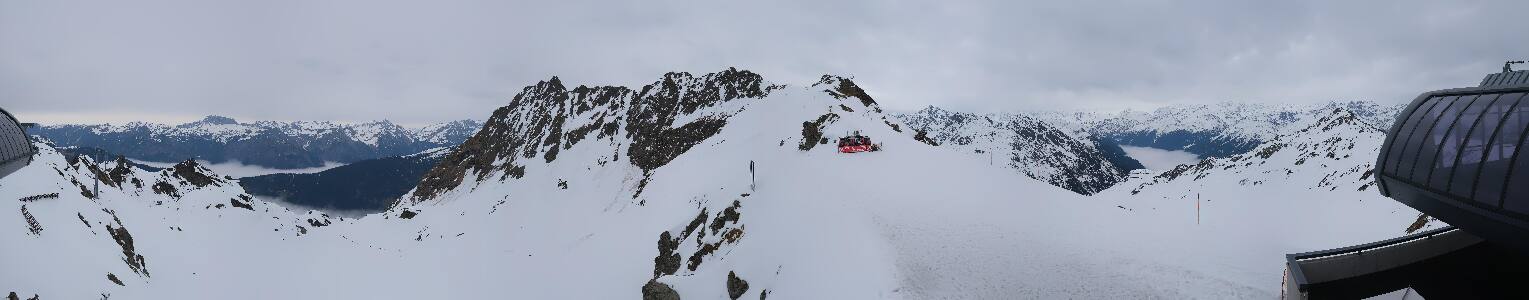 Silvretta Montafon Panorama Bahn am Hochjoch