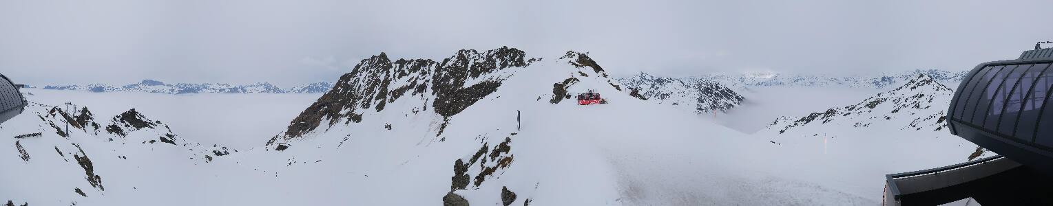 Silvretta Montafon Panorama Bahn am Hochjoch