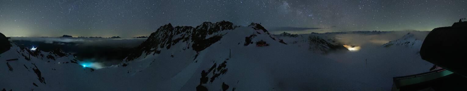 Silvretta Montafon Panorama Bahn am Hochjoch