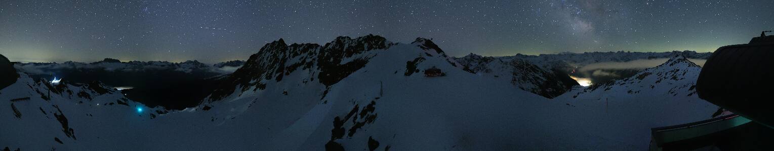 Silvretta Montafon Panorama Bahn am Hochjoch