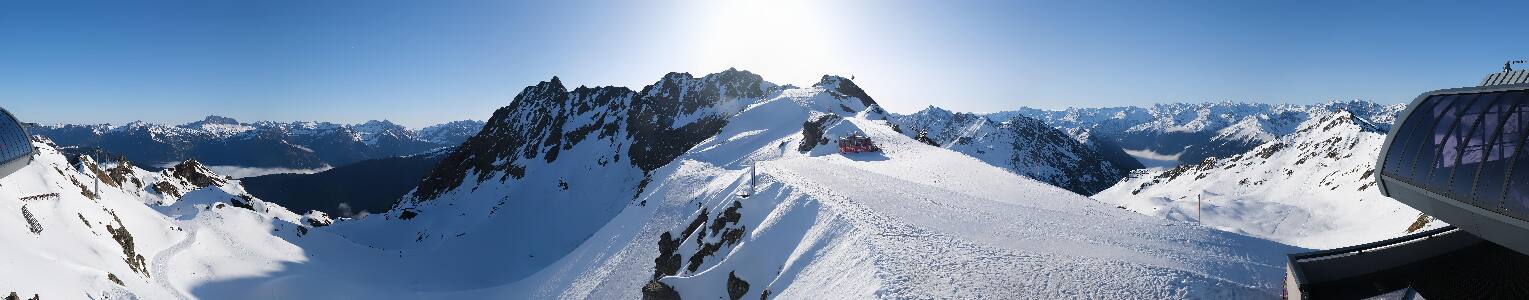 Silvretta Montafon Panorama Bahn am Hochjoch