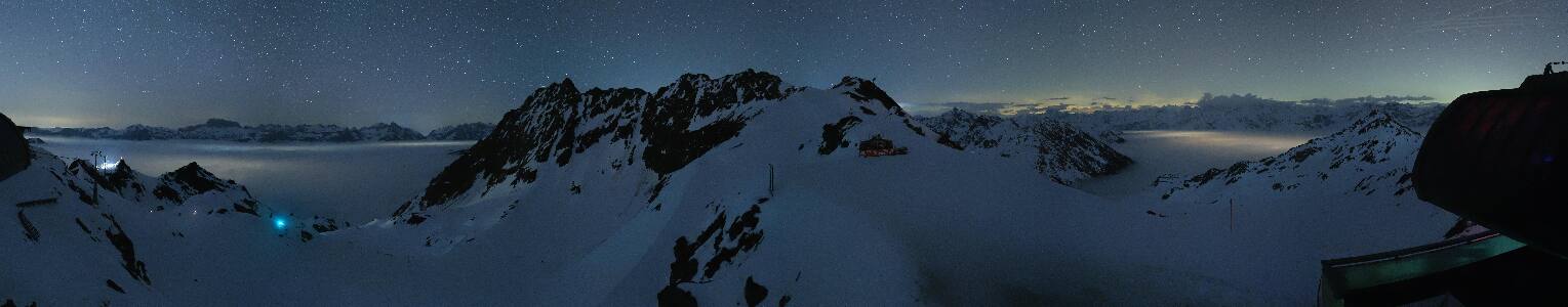 Silvretta Montafon Panorama Bahn am Hochjoch