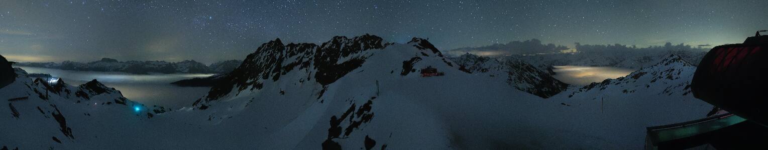 Silvretta Montafon Panorama Bahn am Hochjoch