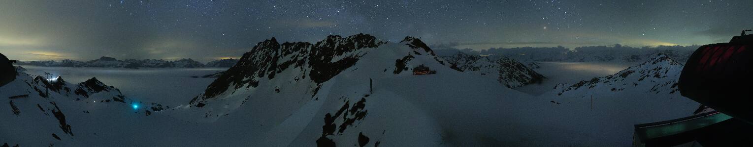 Silvretta Montafon Panorama Bahn am Hochjoch