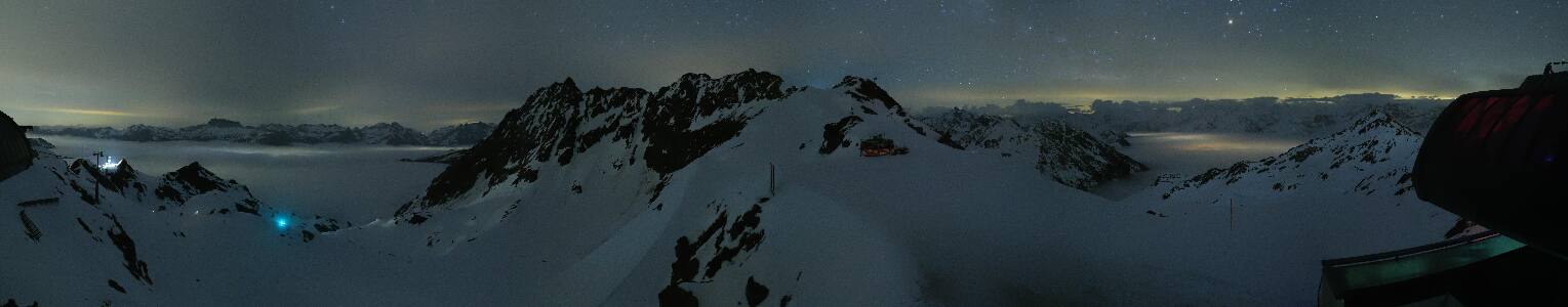 Silvretta Montafon Panorama Bahn am Hochjoch