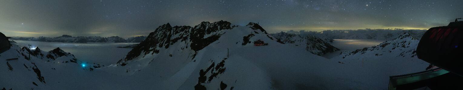 Silvretta Montafon Panorama Bahn am Hochjoch